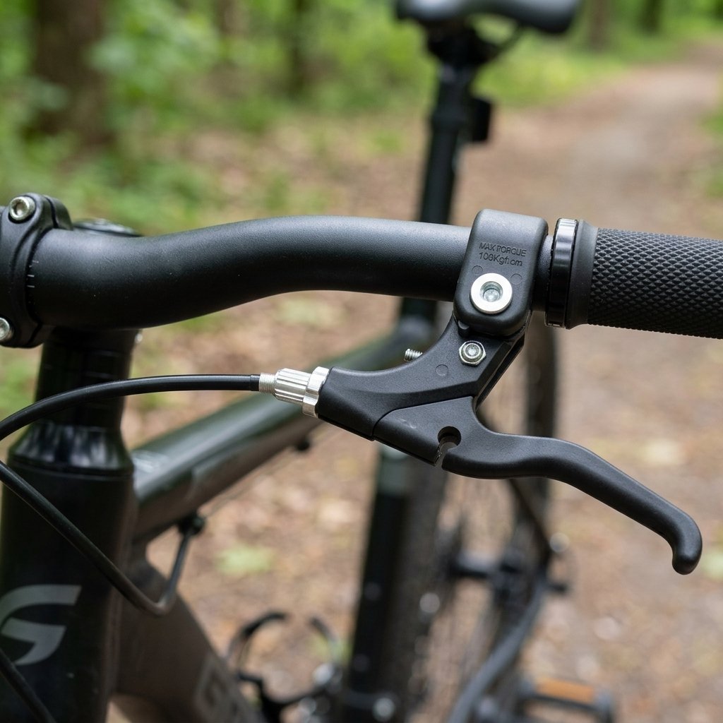 ON BIKE Leve Freni V-Brake in Resina Coppia per Bicicletta