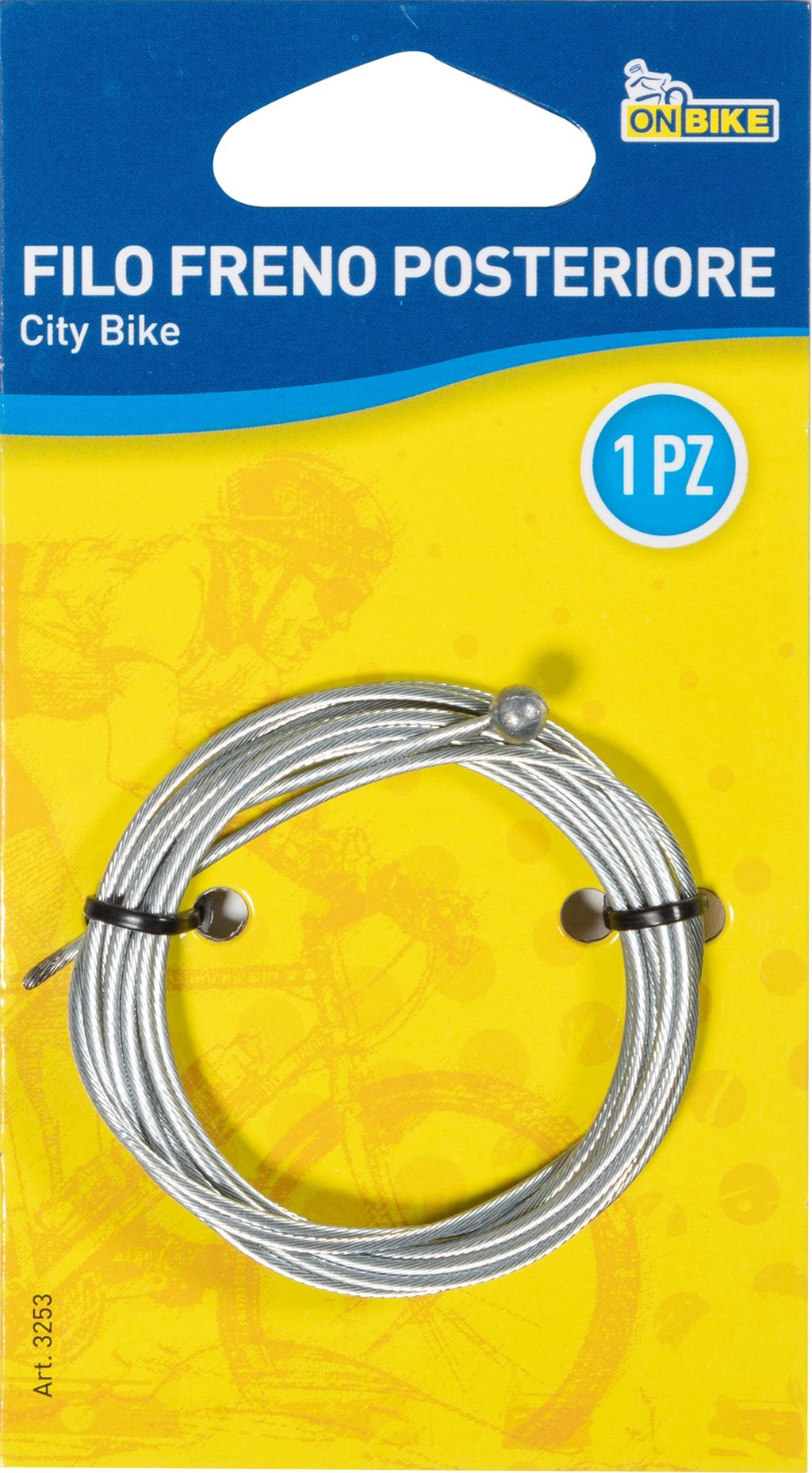 ON BIKE Filo Freno Posteriore 80 cm per City Bike in Acciaio