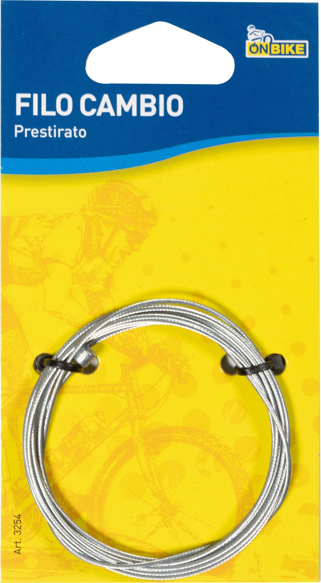 ON BIKE Filo Cambio Prestirato 2 m  1,2 mm per MTB e City Bike