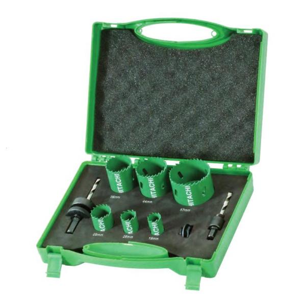 HIKOKI ACC. SEGHE A TAZZA ASS.TO 9 PZ VALIG.PLASTICA