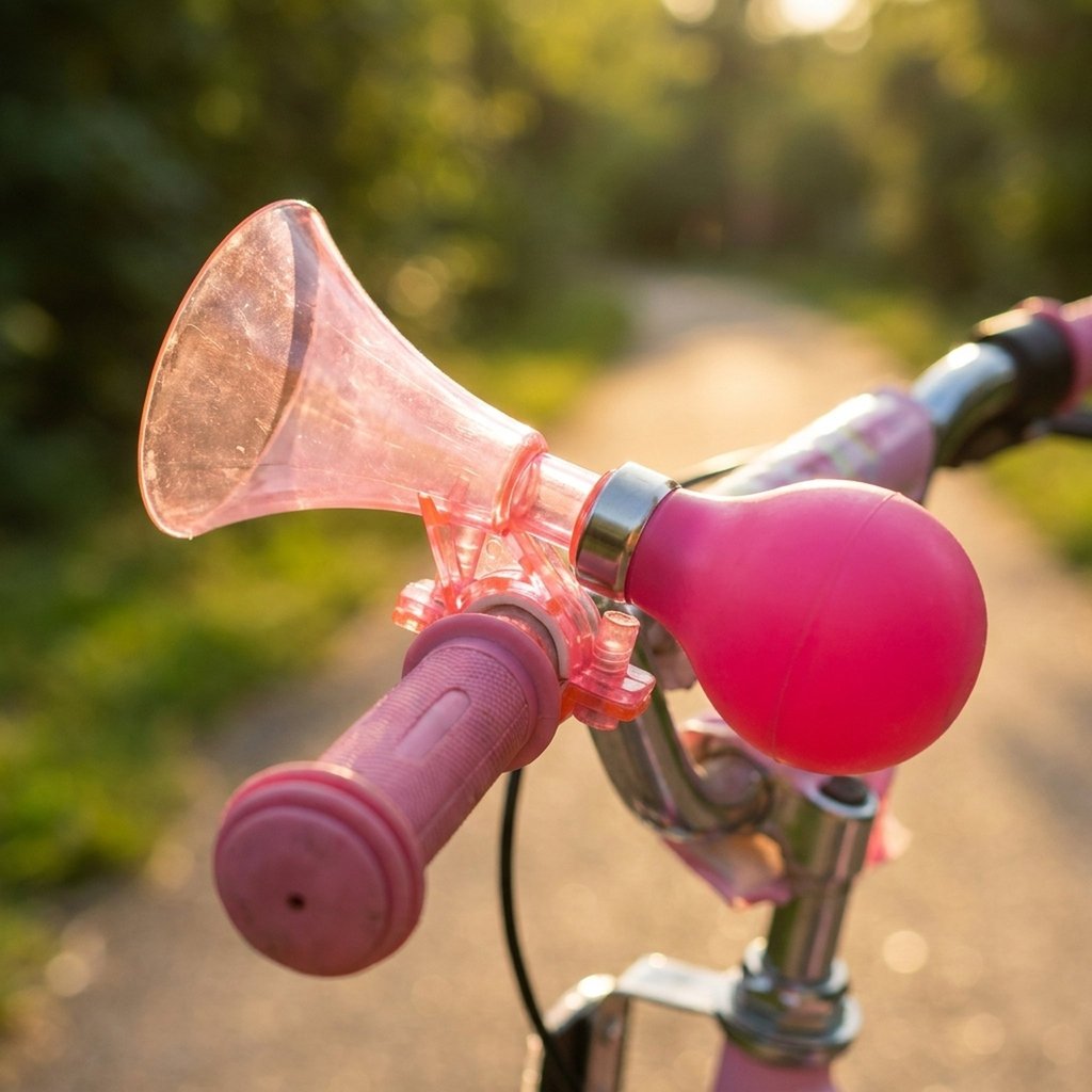 ON BIKE Kids Trombetta Bimba Bici Con Aggancio Universale