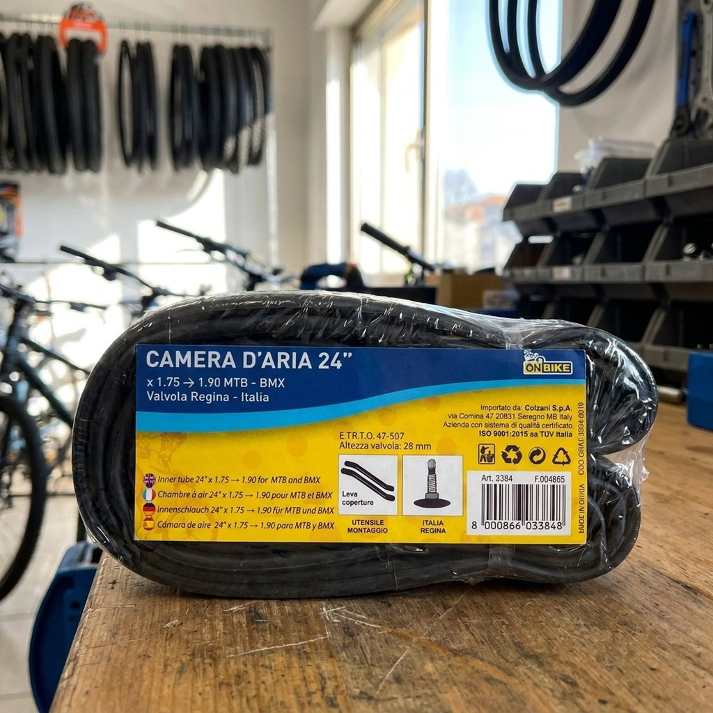 ON BIKE Camera Aria Bici 24 Pollici Resistente Schrader