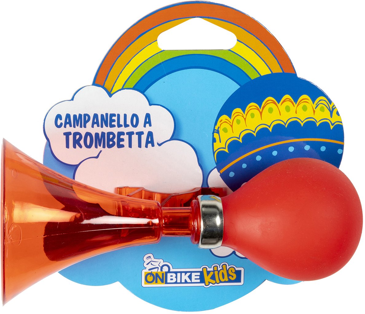 ON BIKE Trombetta Bimbo Onbike Kids  Campanello Bici Bambino A Trombetta