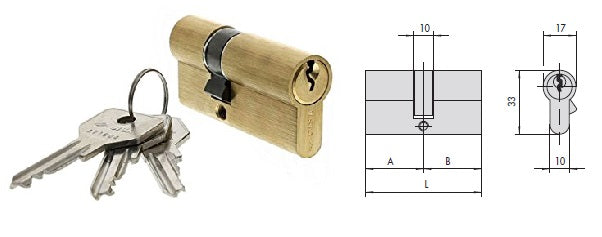 CISA CILINDRO 0G300-21 SAG. MM.89(40X50)