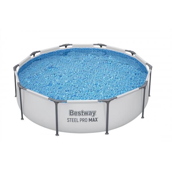 PISCINA TONDA BW STEEL PRO D.305 H.76 C/POMPA 56408