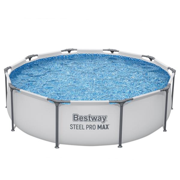 PISCINA TONDA BW STEEL PRO D.305 H.76 C/POMPA 56408