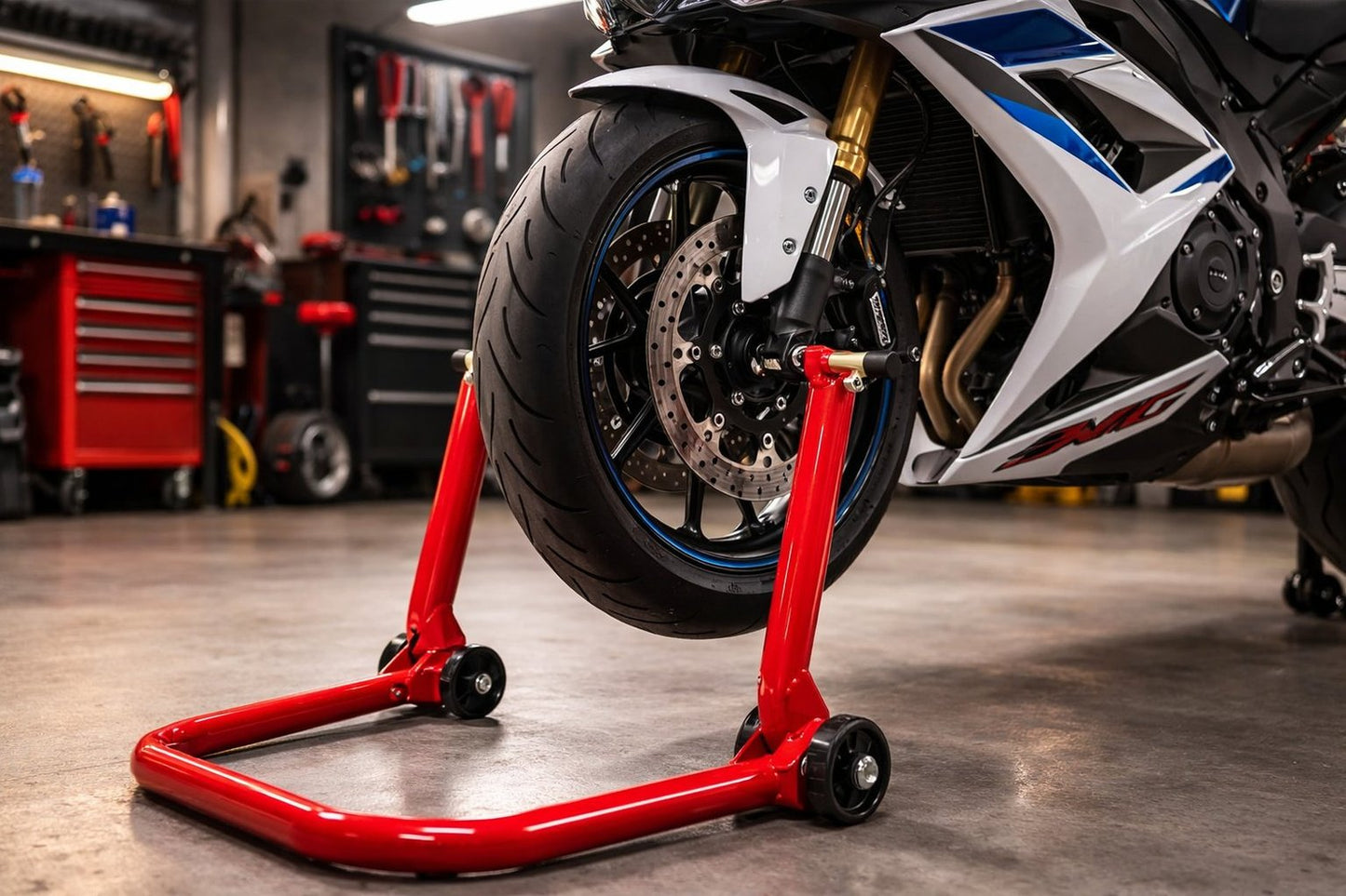 XPLORER Cavalletto Moto Anteriore Universale - Sollevatore Anteriore In Ferro