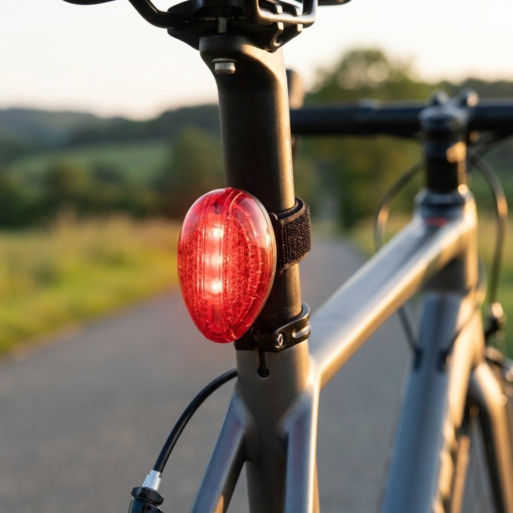 ON BIKE Fanale Posteriore LED 2 Luci Rosse Sicurezza Bici