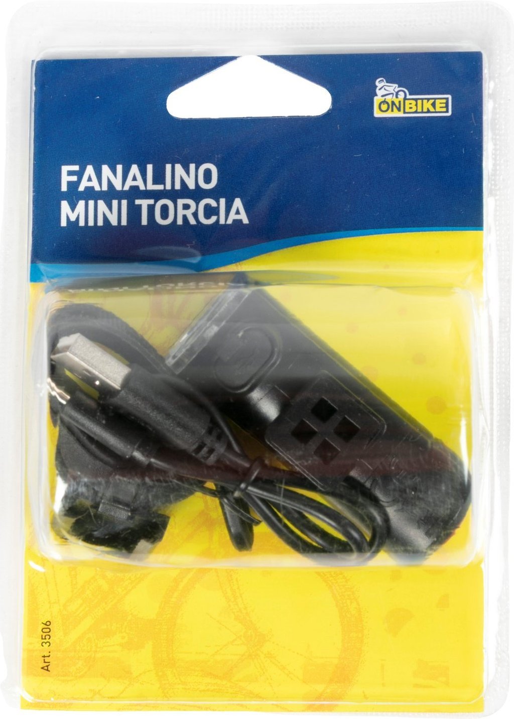 ON BIKE Torcia Frontale Multifunzione 5 LED Fanale Bici Universale - 3 Modalit?