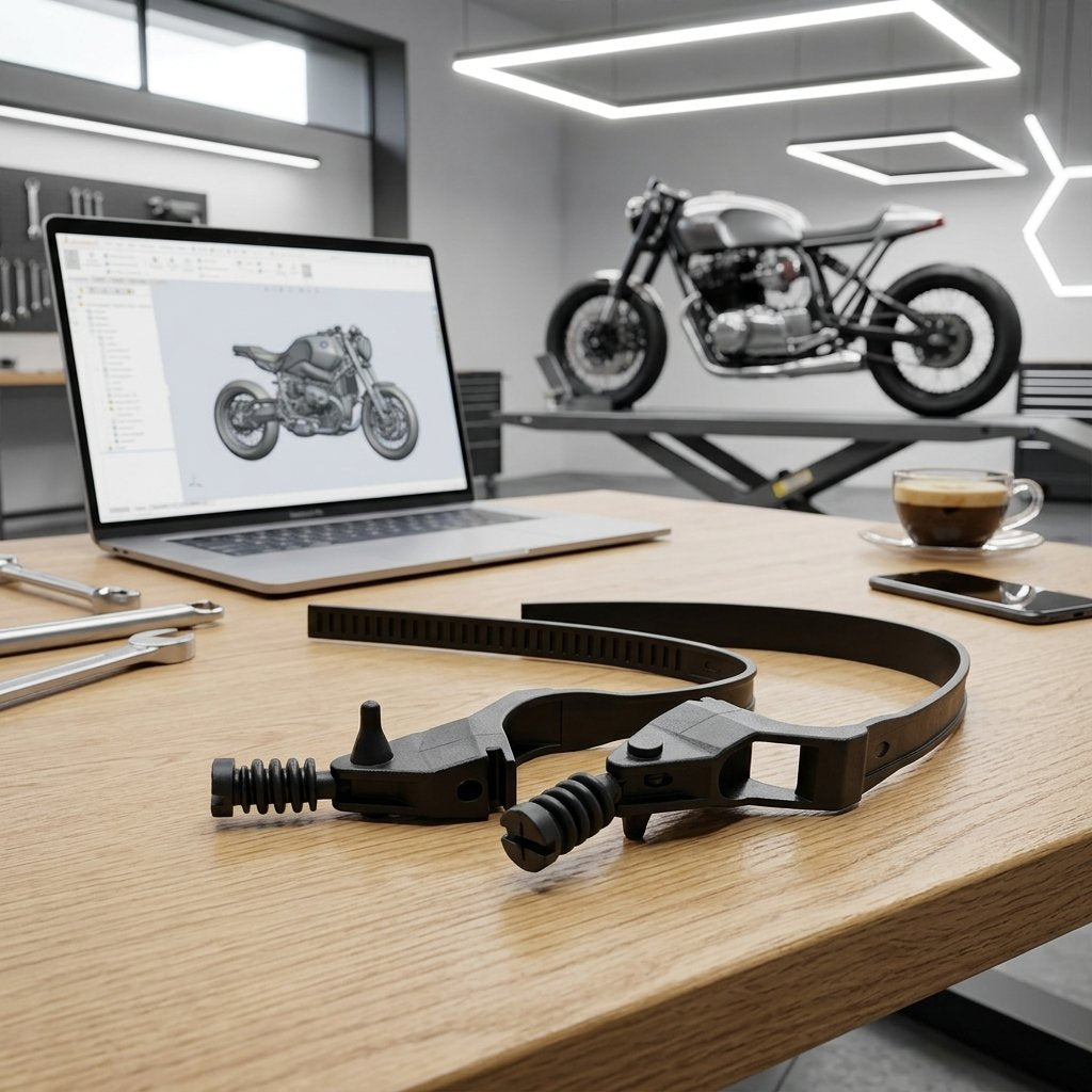 Xplorer Coppia Collari Attacco Moto Con Fissaggio Rapido Regolabile