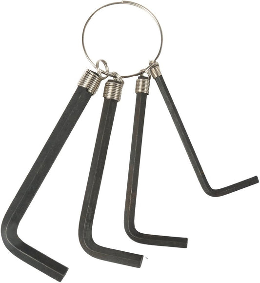 ON BIKE Set Quattro Chiavi A Brugola 3-4-5-6 mm Universale Manutenzione Auto