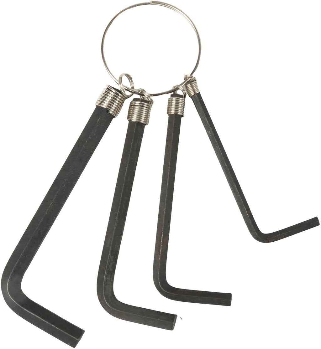 ON BIKE Set Quattro Chiavi A Brugola 3-4-5-6 mm  Set Universale Manutenzione