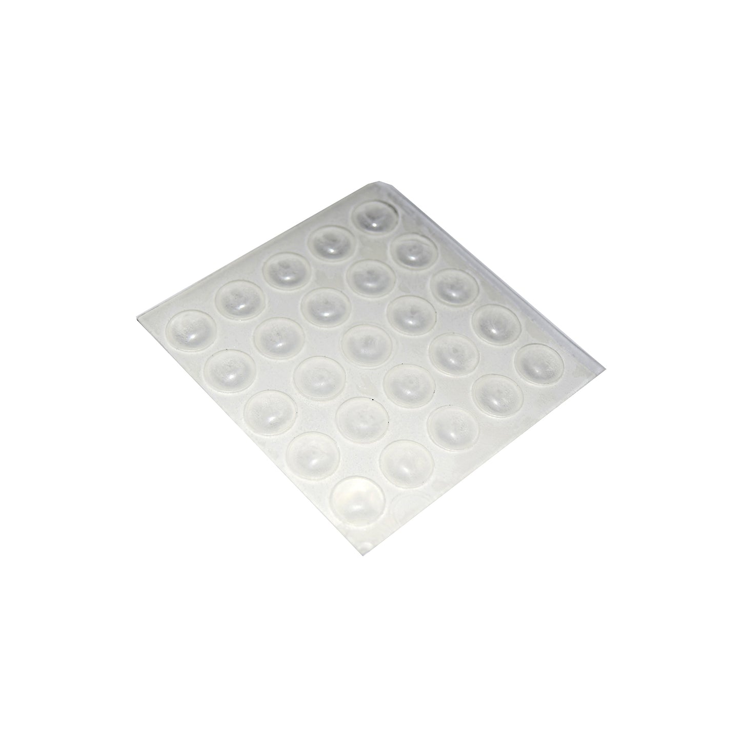 Paracolpi adesivi tondi trasparenti  10 mm. - spessore 3,0 mm. - 25 pz.