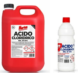 ACIDO CLORIDRICO (MURIATICO) 32% LT.1
