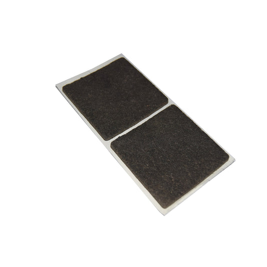 Feltrini adesivi quadrati - 50 x 50 mm. - marrone - 2 pz.
