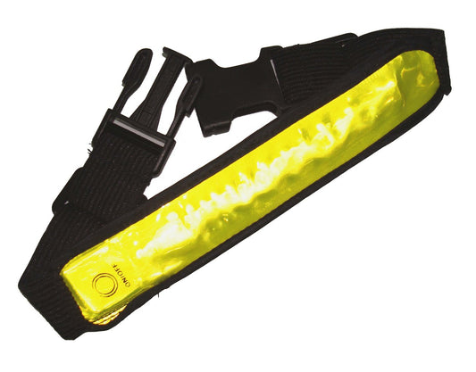 ON BIKE Bracciale Di Sicurezza Catarifrangente Regolabile Fascia Bici Auto