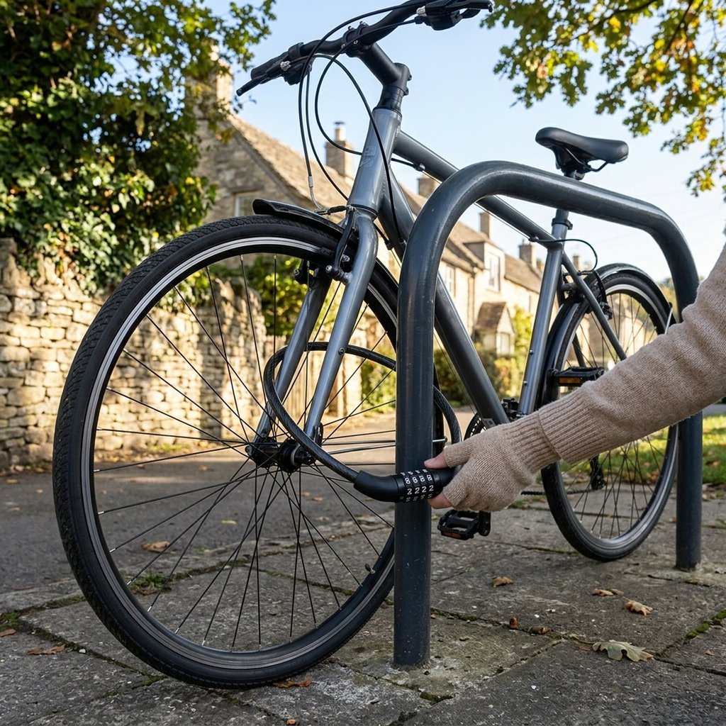 ON BIKE Antifurto A Spirale Con Combinazione 8x1000 mm Bici Cavo Auto Bambini