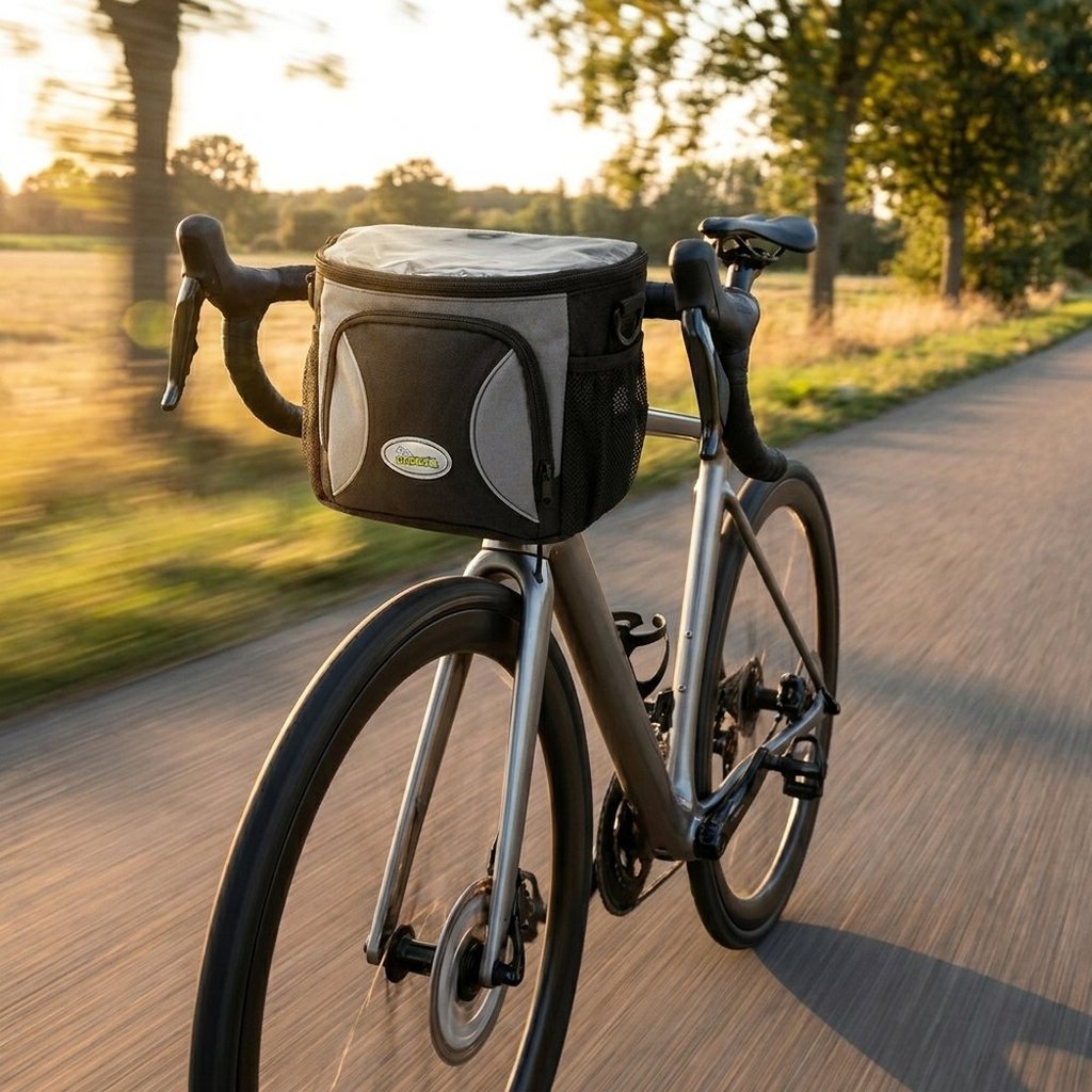 ON BIKE Borsa Da Manubrio Bici Universale  Borsa Accessori Ciclo In Poliestere