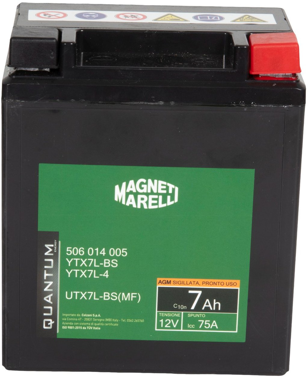 Magneti Marelli Batteria Quantum 7Ah AGM 75A