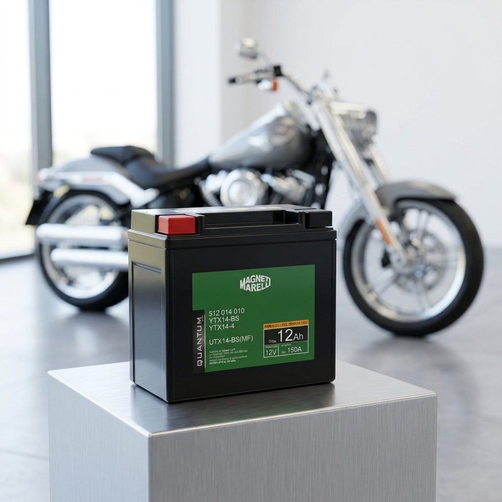 Quantum Energy Batteria Moto AGM 12Ah 150A Avviamento Affidabile
