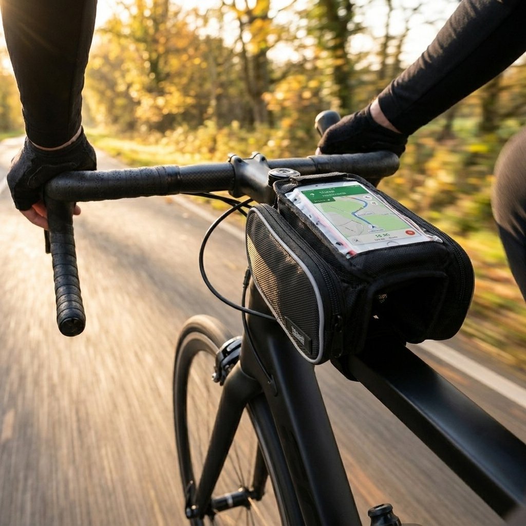 ON BIKE Borsa Porta Smartphone Con Tasche Laterali  Borsa Porta Smartphone