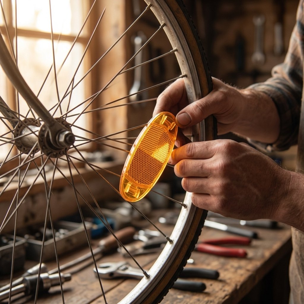 On Bike Catarifrangenti Ruote Bici Universali Alta Visibilità