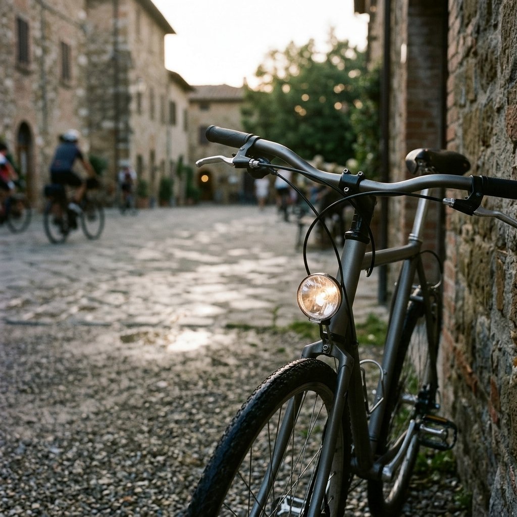 ON BIKE Fanale Universale Dinamo Bici Con Lampadina