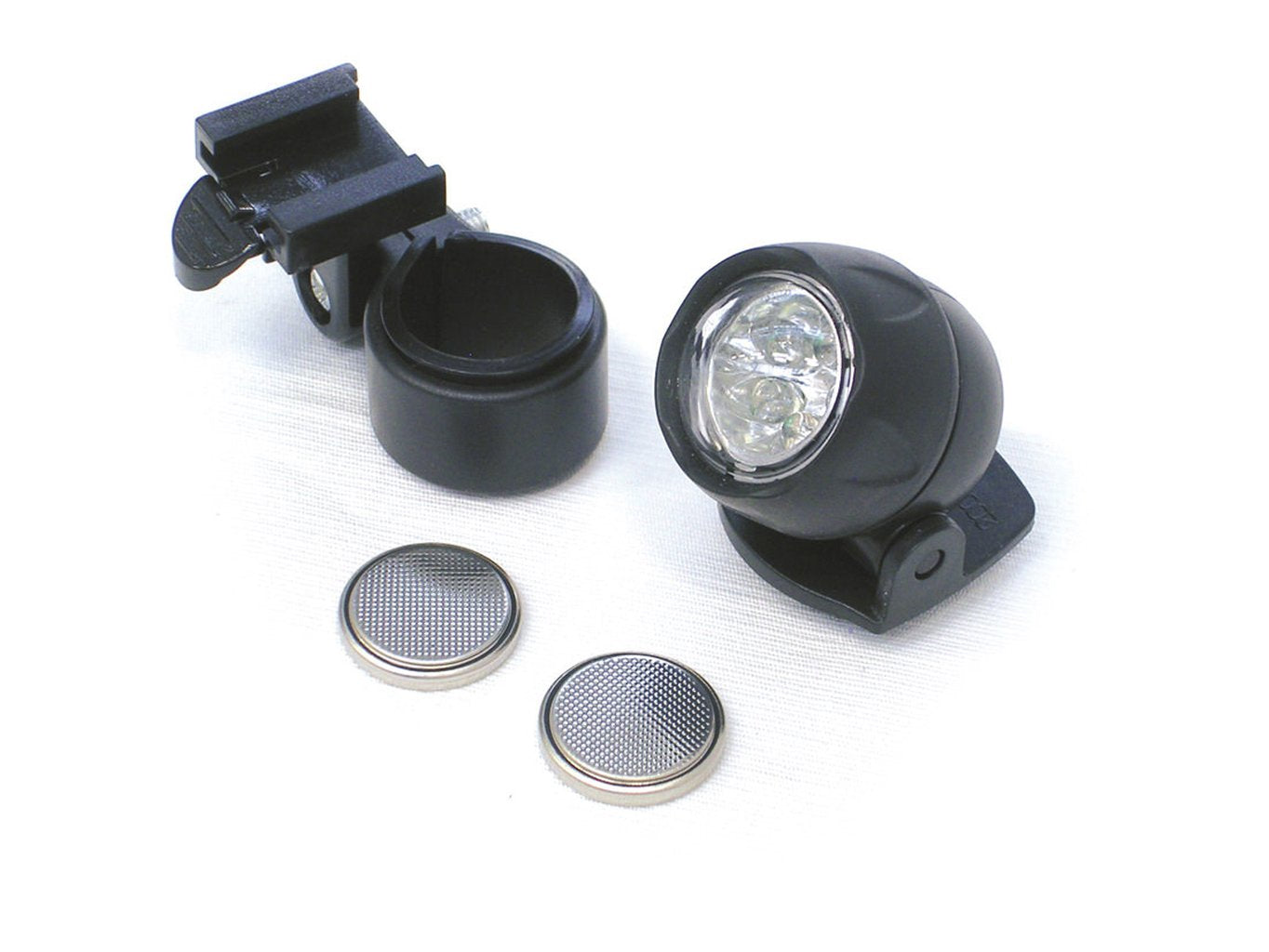 Xplorer Fanale Frontale Anteriore 1 LED Con Staffa E 2 Batterie Incluse