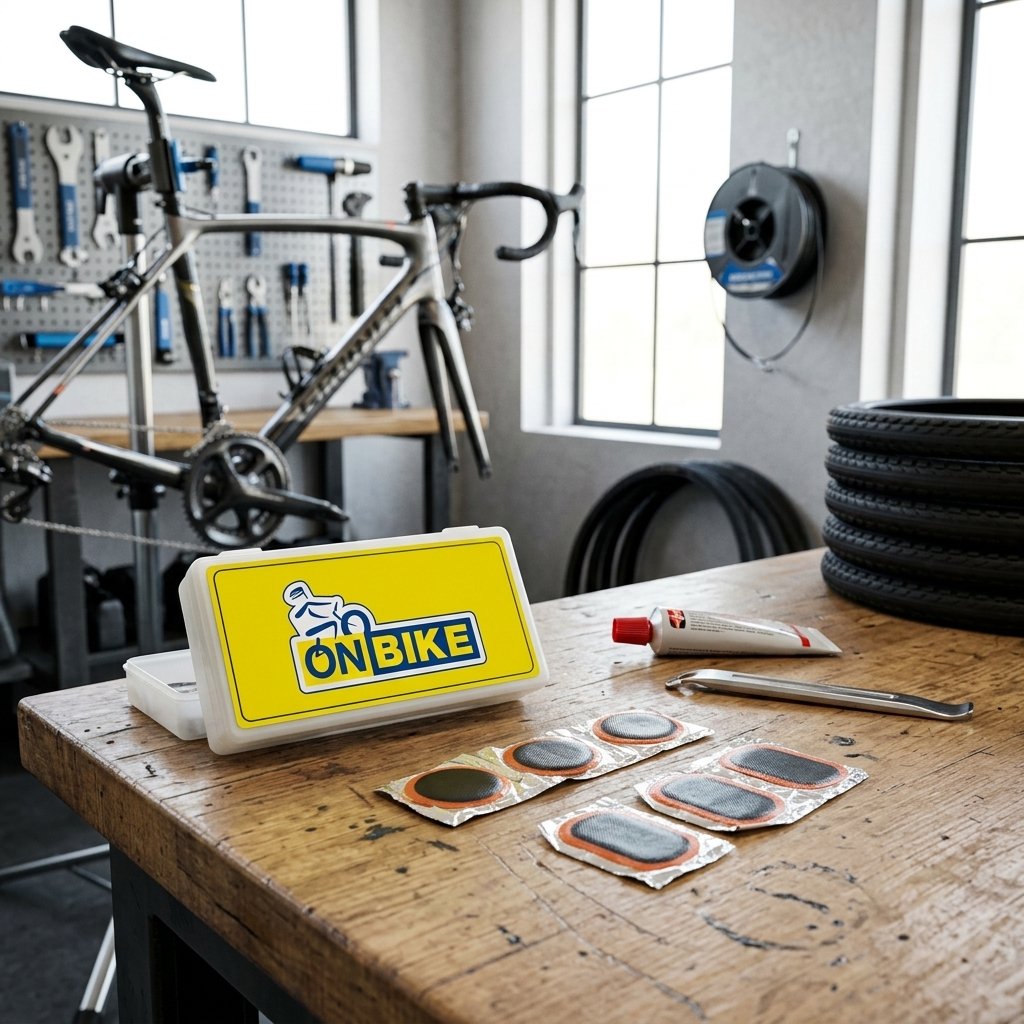 On Bike Kit Riparazione Bici Con 6 Pezze Universali