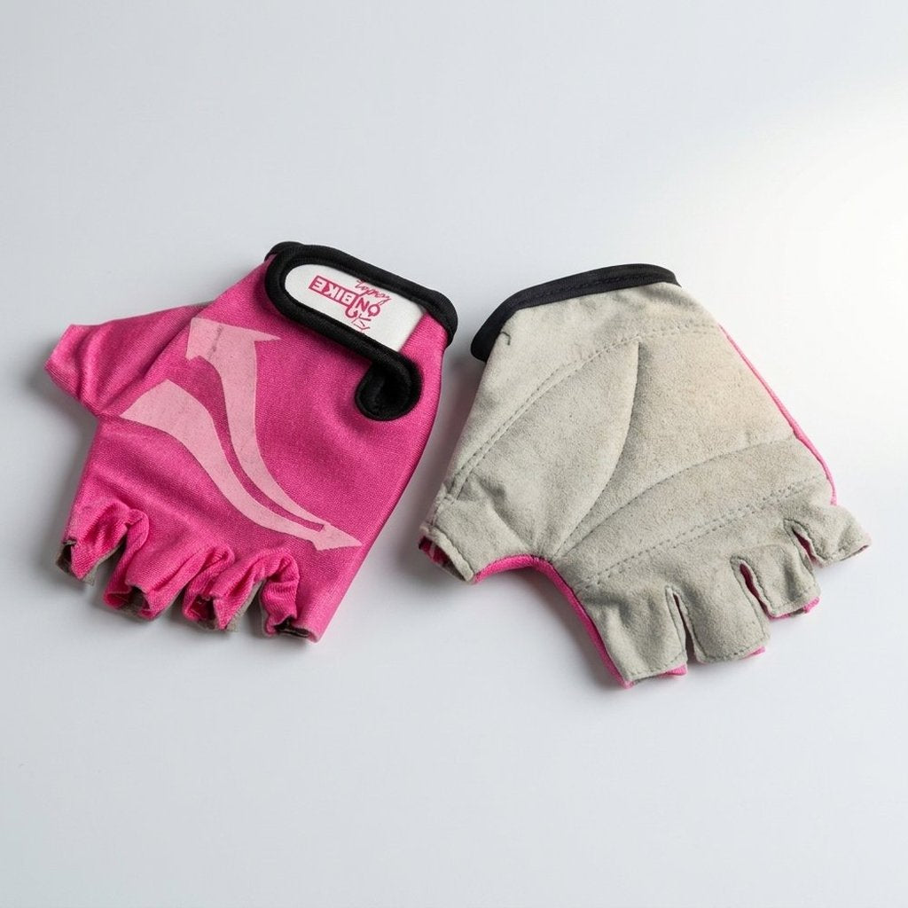 ON BIKE Guanti Per Ciclo Onbike Lady  Guanti Bici Mezzedita Donna Traspiranti