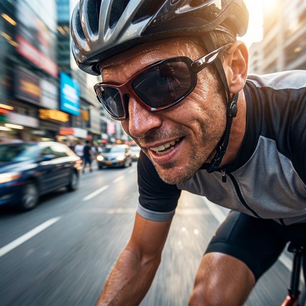 ON BIKE Occhiali Bici Donna Protezione Sole