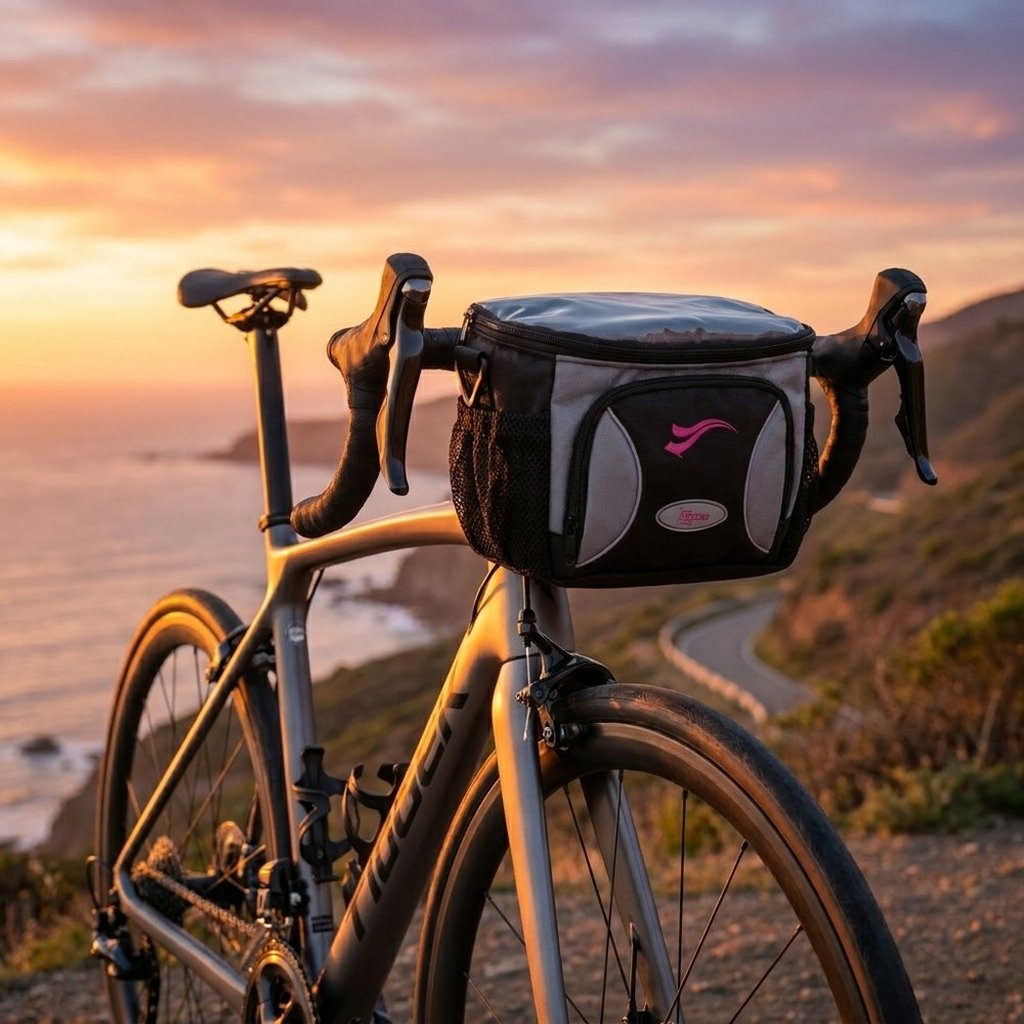 ON BIKE Borsa OnBike Lady Da Manubrio Donna Bici Con Sgancio Rapido Auto