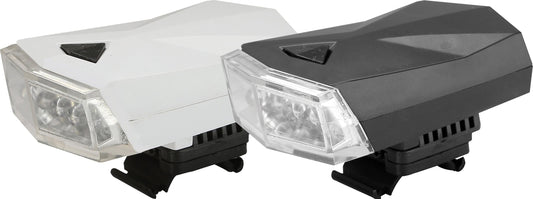 ON BIKE Torcia Frontale 4 LED Funzioni Fanale Anteriore Bici Universale Auto