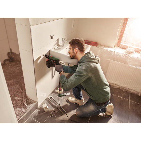 BOSCH VERDE TRAPANO ELETTR.PERCUS.600W EASY IMPACT VALIGETTA