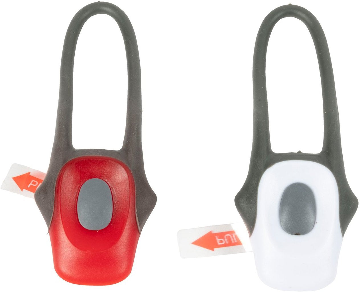 ON BIKE Coppia Lampade LED Rossa e Bianca per Bici ? Luci Anteriore