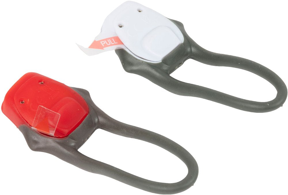 On Bike Luci LED Bici Rossa e Bianca  Fissaggio Universale, Alta Visibilità