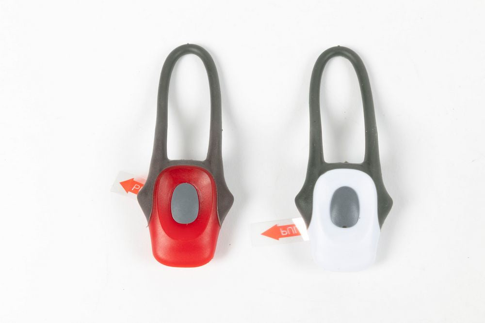 On Bike Luci LED Bici Rossa e Bianca  Fissaggio Universale, Alta Visibilità