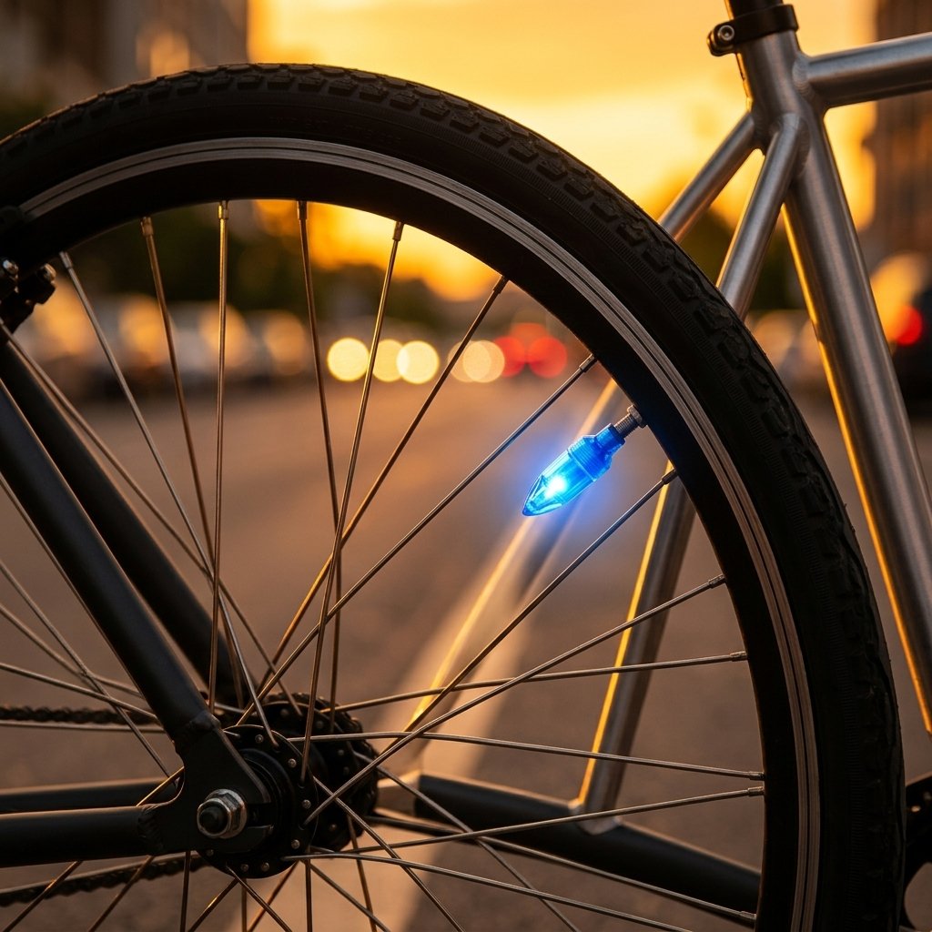 ON BIKE Luci LED Valvole Bici Con Sensore
