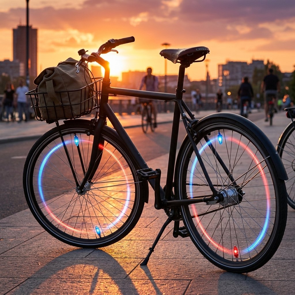ON BIKE Luci LED Valvole Bici Con Sensore