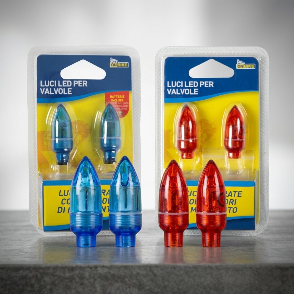 ON BIKE Luci LED Valvole Bici Con Sensore