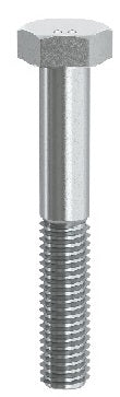 VITE ACCIAIO 8.8 T.E. 5737 10X110 PF ZINCATA