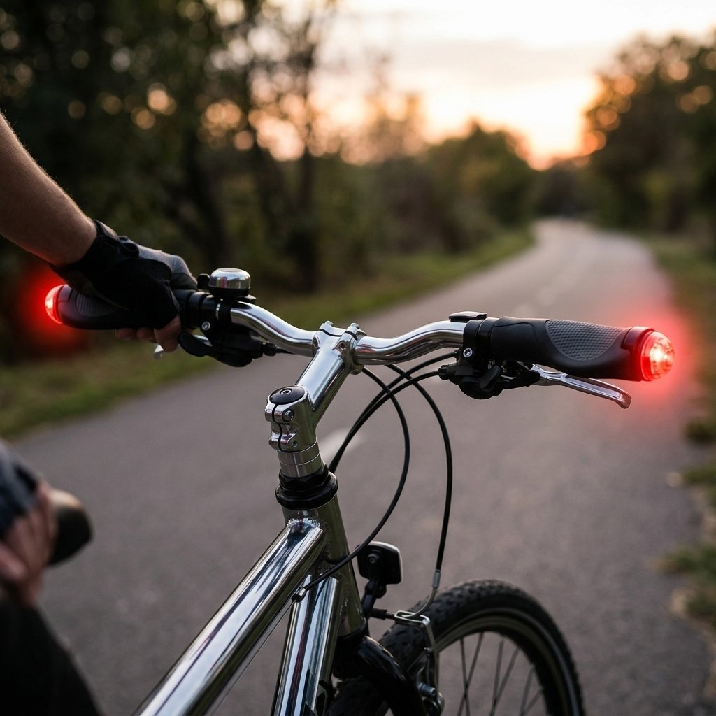 ON BIKE Luci LED Per Manopole E Manubrio Con Sensore Di Movimento