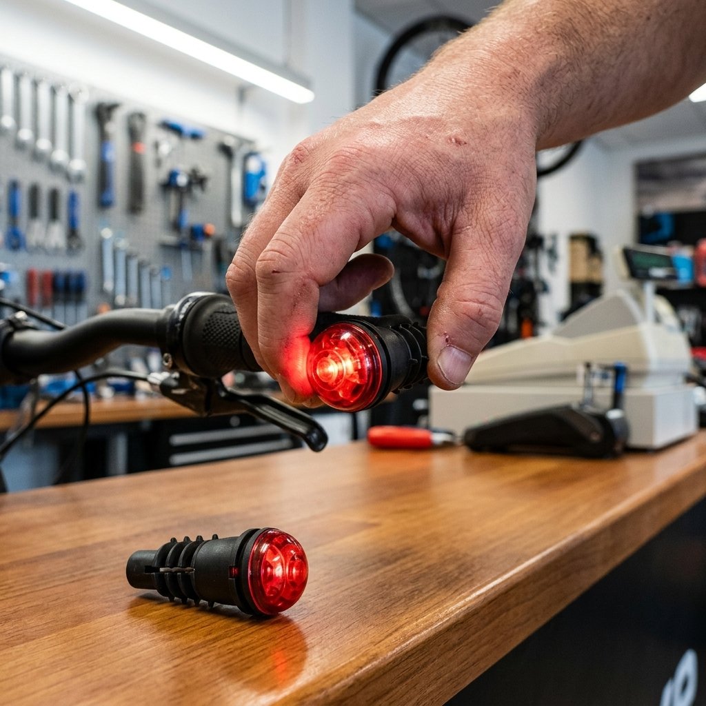 ON BIKE Luci LED Per Manopole E Manubrio Con Sensore Di Movimento