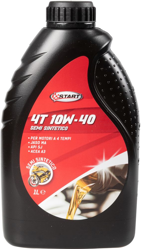 Olio Semisintetico 4T 10W40 per Moto  Alta Efficienza e Protezione