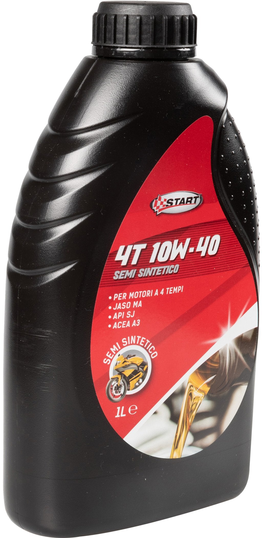 START Lubrificante Semisintetico 10W40 per Moto a 4 Tempi 1L ? Olio Alta