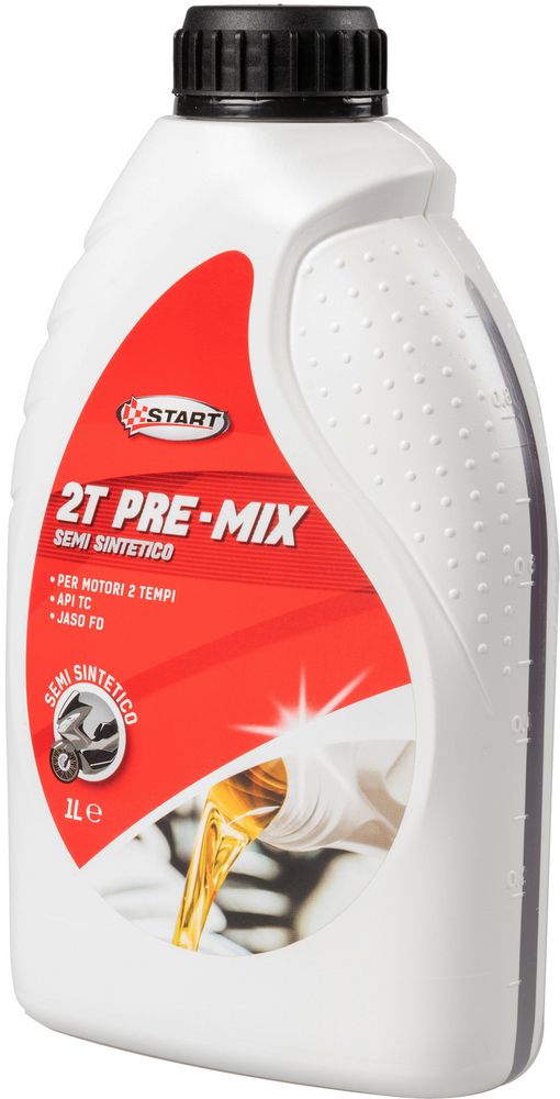 Olio Sintetico 2T Pre-Mix 1L  Massima Protezione per Moto e Scooter