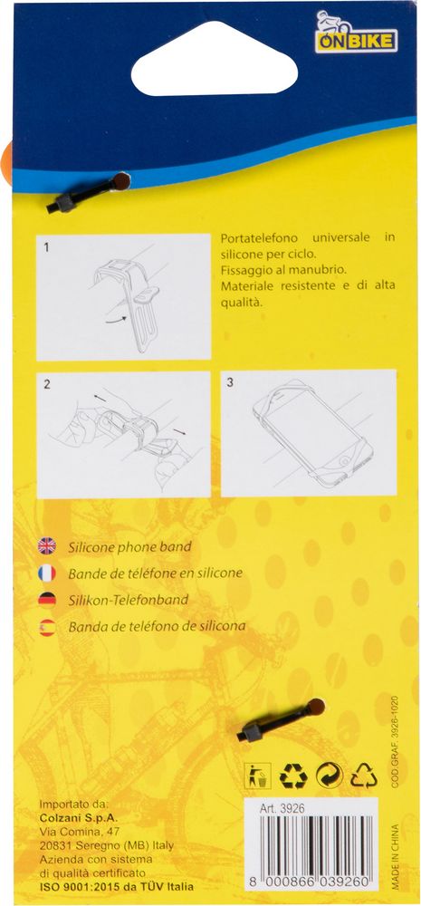 ON BIKE Porta Telefono Bici Universale In Silicone