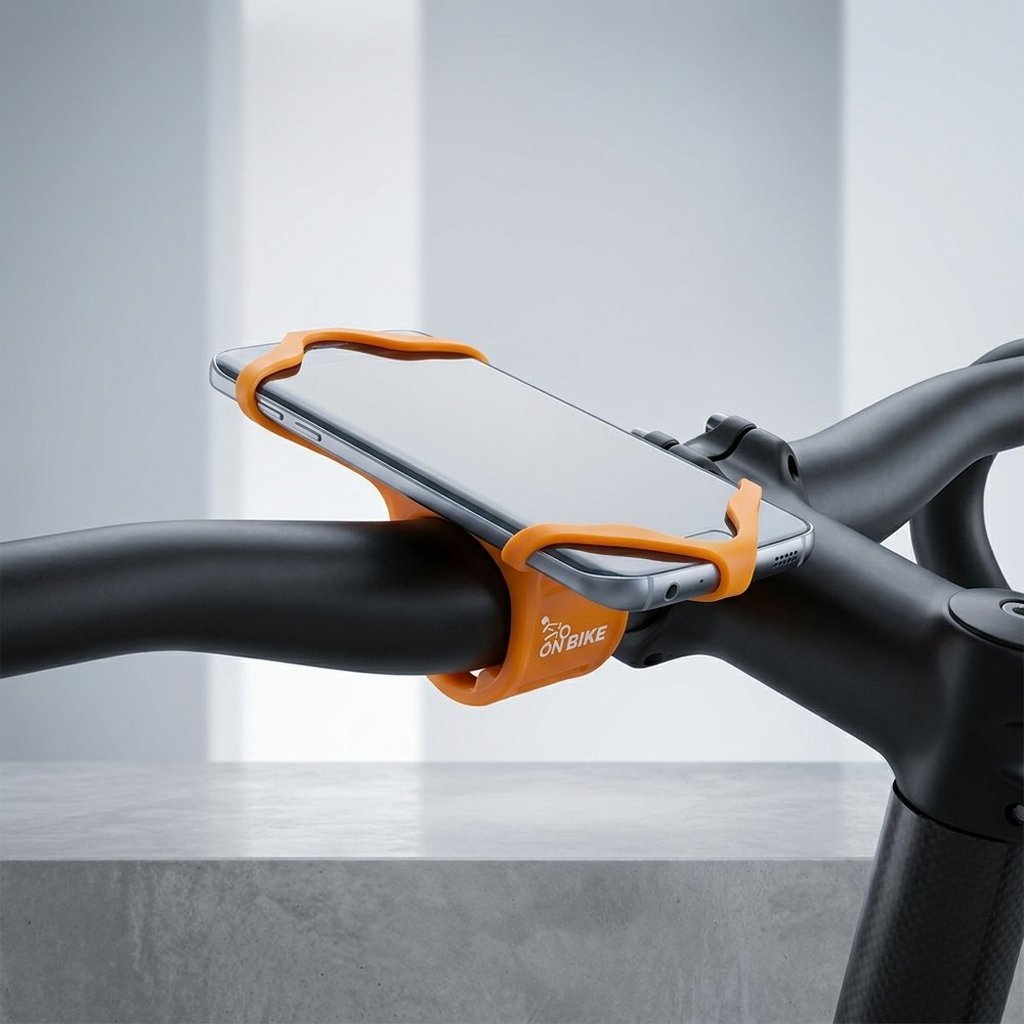 ON BIKE Porta Telefono Da Bici In Silicone Universale Supporto Smartphone Auto