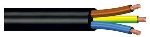 CAVO ANTIF. SIMILGOMMA 3X1,5 NERO HOSW-F confezione da METRI LINEARI 100