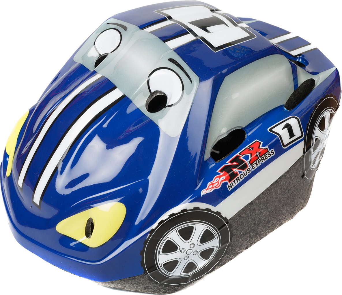 ON BIKE Casco Ciclo Baby 48-52 cm Blu Caschetto Bici Bambino Regolabile Auto